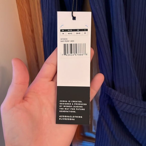 Navy Blue Workout Athletic Set - Picture 5 of 10